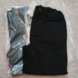 Black uniform shorts